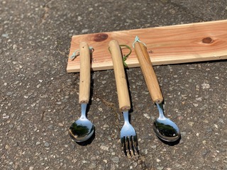 木のスプーンづくり